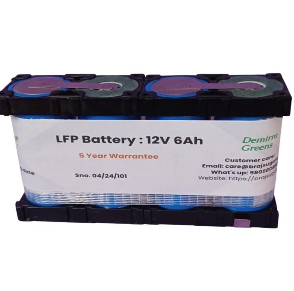 12V 6Ah LFP Semi-Finished 'PRE SPOT Welded' Rechargable Battery Pack with 5 Year Warrantee for Making Your own Pack for E Bike, EV, Solar, Lighting Power Pack, scooty Start-up Battery. - Image 2