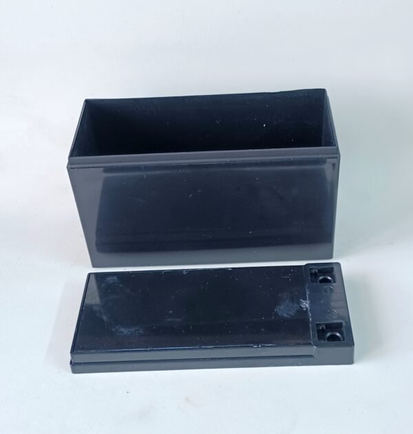 DIY Lithium Battery Pack ABS Enclosure Box, 12V/30AH or 24V/15AH, for LiFePO4 Cylindrical Cells, Black