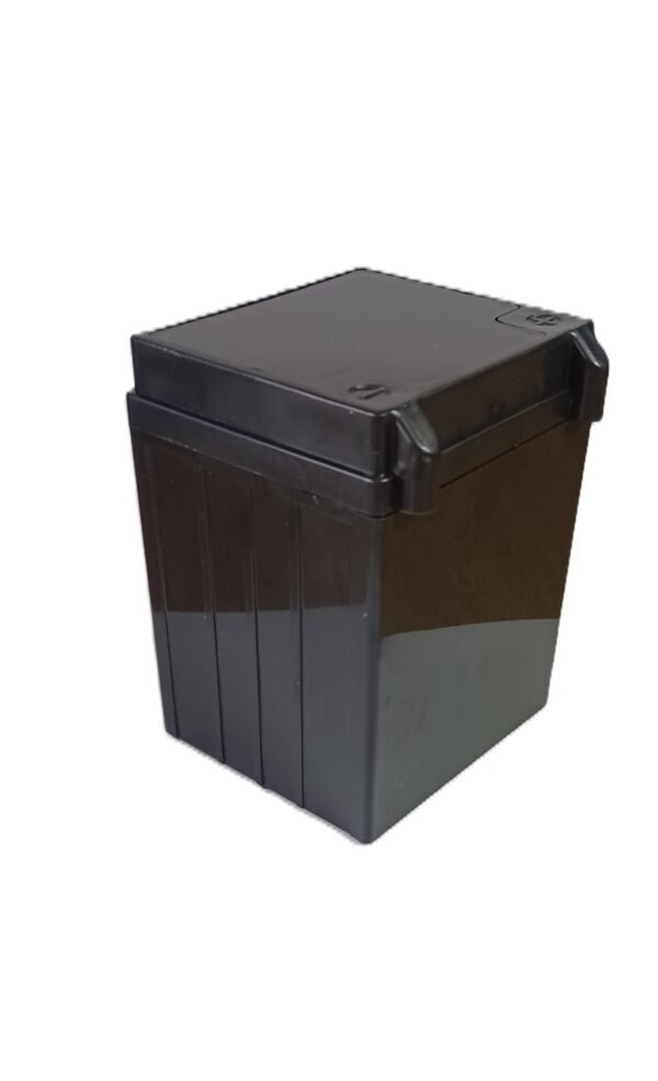 ABS Cabinet (Enclosure) for Lithium Battery Pack 12V-6AH, for LiFePO4 Cells Cylindrical (Only 01 PC Case) without Xt30 Connector and 18AWG Silicone Wire. DIY Battery Making Projects, CCTV,WiFi.
