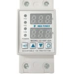 Indo Power Voltage and Current Protector, LE-VAP 63A, Dual Display, 130-300V Auto Reconnect