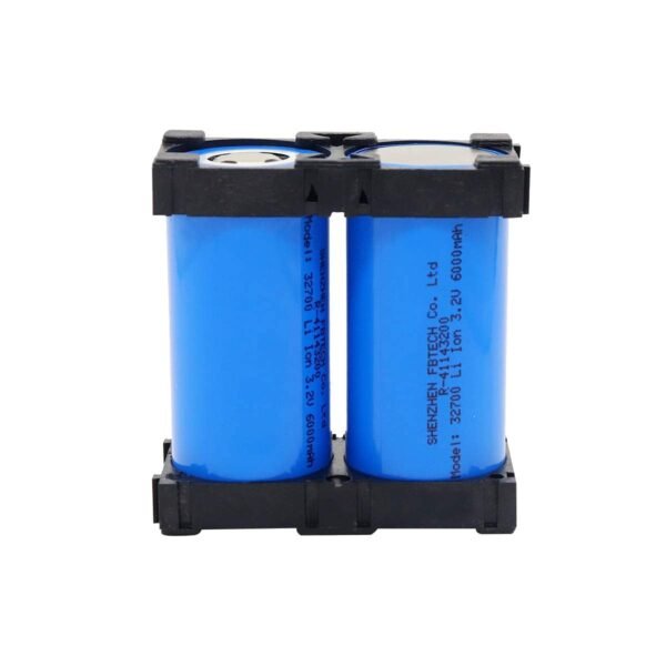 32650/32700 LFP LiFeo4 Lithium Cell Spacer Double Battery Holder Bracket with Insulation Ring for DIY - Image 3