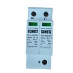 Demirra Greens DC SPD 2P 600V Surge Protection Device for Solar DCDB, Schutz Make
