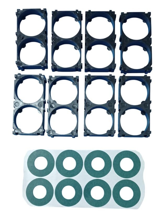 32650/32700 LFP LiFeo4 Lithium Cell Spacer Double Battery Holder Bracket with Insulation Ring for DIY