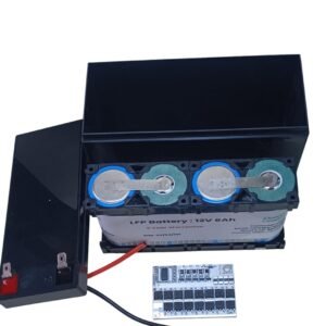 12V 6Ah Battery with 4 nos 32700 LFP pre Spot Welded, Sorted and Graded Cell with Insulation Ring for UPS, Spray Pump, Invertor, auto Startup Battery.