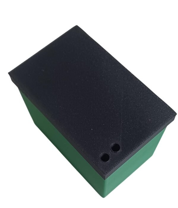 Demirra Greens Battery Container Box for DIY Bike and Scooter, Black and Green, ABS Material, 20x15.5x8 cm, Storage Case for LiFePo4 Battery Pack (Greene) - Image 3