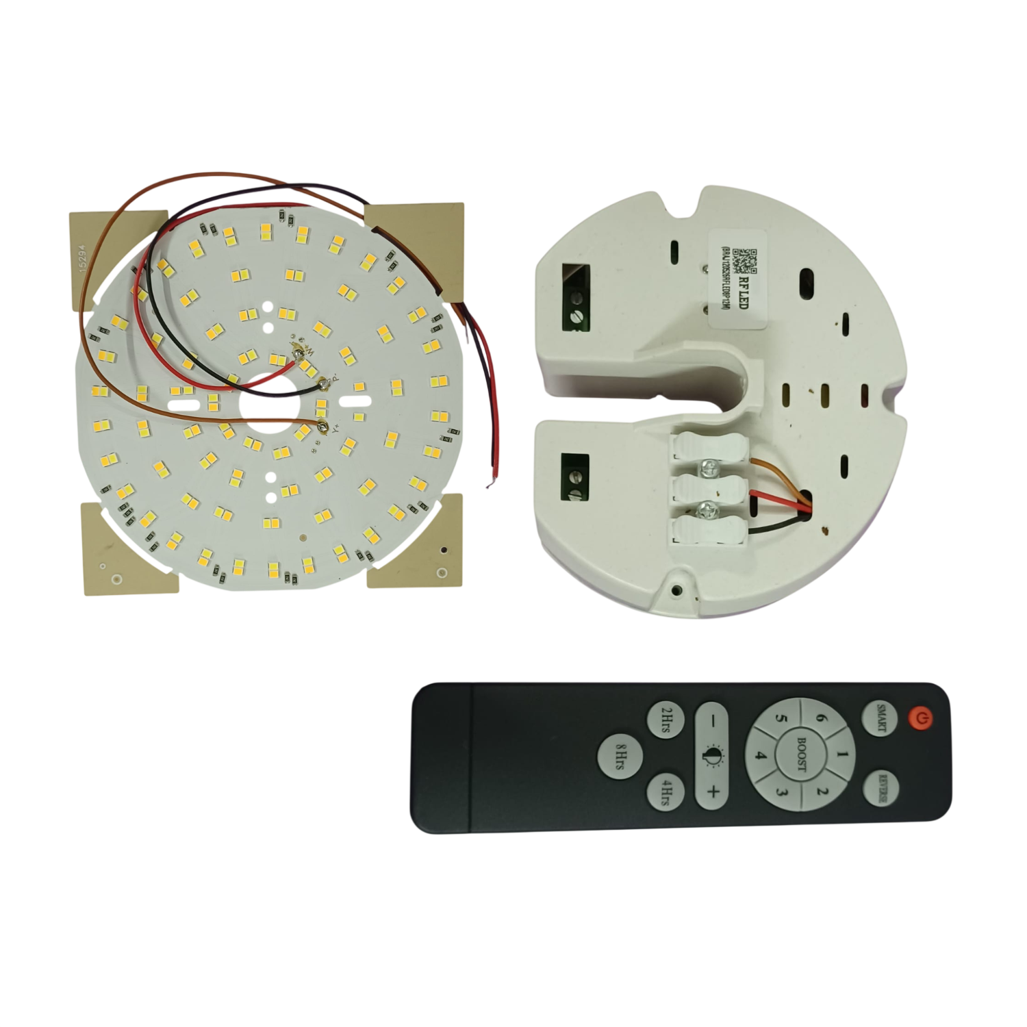 BLDC conversion kit with Three color LED light