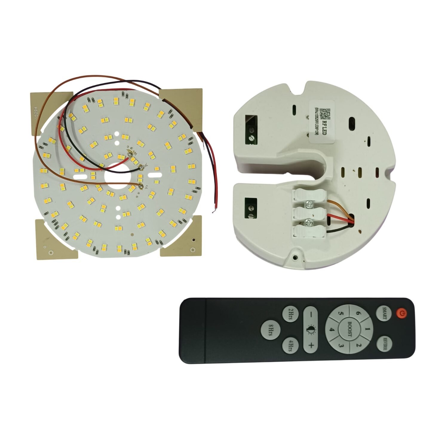 BLDC Ceiling Fan Driver Control PCB Board with Three‑Color LED Light - Image 2