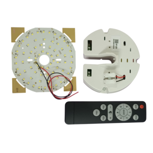 BLDC conversion kit with single color LED light